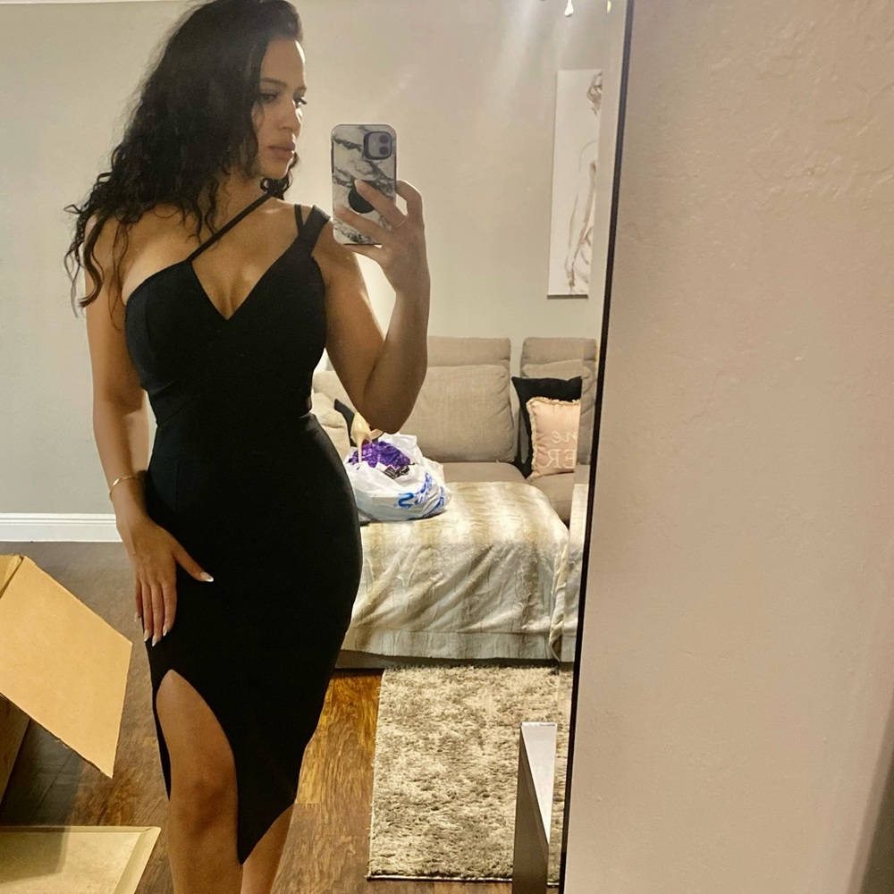 Black bandage dress, wore once.
